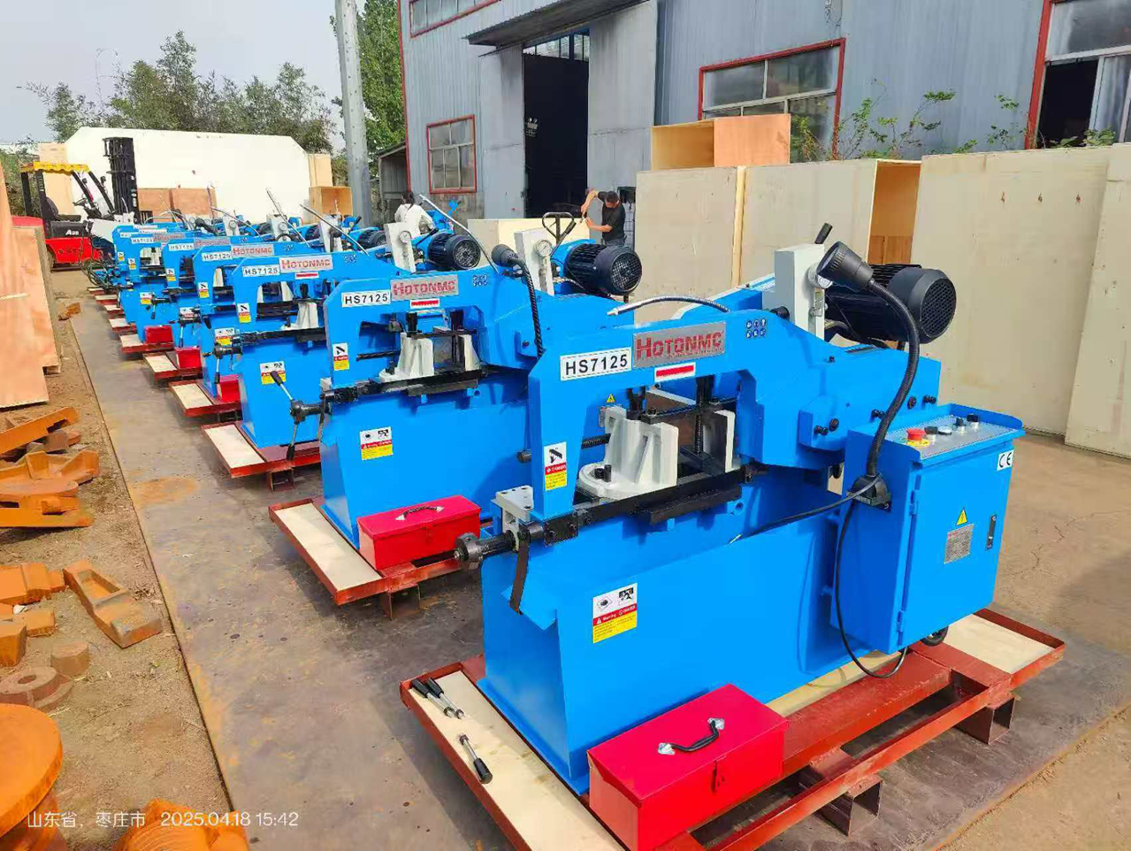 Semi-Automatic Hydraulic Power Hacksaw HS7125 HS7132 HS7140 Delivered